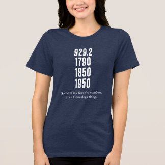 Einige meiner Lieblingszahlen (Lichtdesign) T-Shir Tri-Blend Shirt
