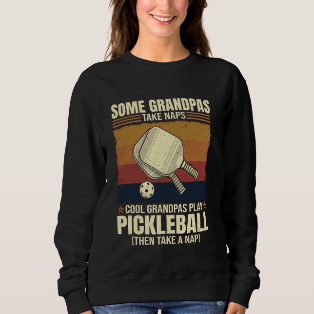 Einige Omas machen Nickerchen Coole Omas spielen P Sweatshirt (Vorderseite)