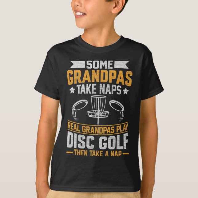 Einige Omas machen Nickerchen, Lustiger Opa Disc G T-Shirt (Vorderseite)