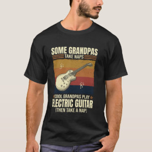 Einige Opa machen Nickerchen Coole Opa spielen Ele T-Shirt
