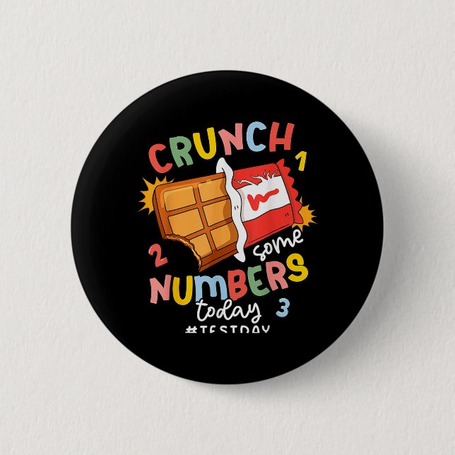 Einige Rock the Number Today Teacher Test Day Button (Vorderseite)