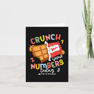 Einige Rock the Number Today Teacher Test Day Karte