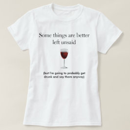 Einige Sachen verbessern links Unsaid - T - Shirt