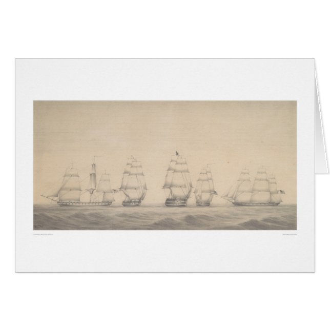 Einige Schiffe des US-pazifischen Geschwaders (Vorderseite (Horizontal))