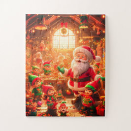 Einige seiner Spielzeuge - Weihnachtsmann im Urlau Puzzle