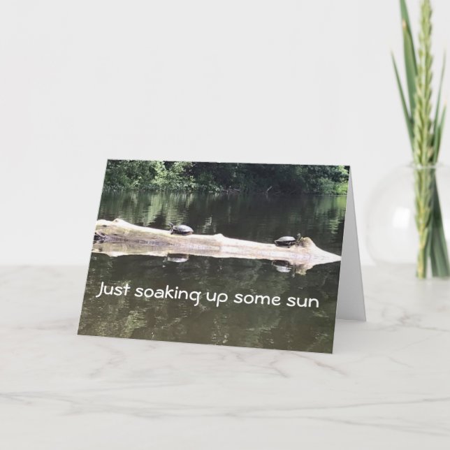 *EINIGE SONNE AUFLADEN* KEIN SCHNEE HIER BEI CHRIS KARTE (Vorderseite)