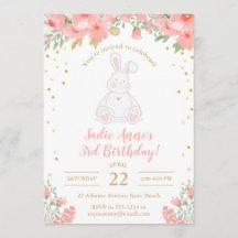 Einige sonnige Birthday Watercolor Floral Pink Gol