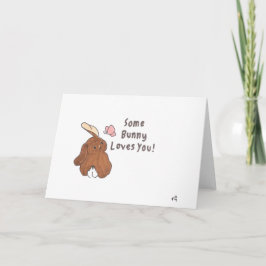 Einige sonnige Lieben Sie 2 Card Dankeskarte