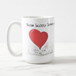 Einige sonnige Lieben Sie Big Red Heart Kaffee Tas Kaffeetasse