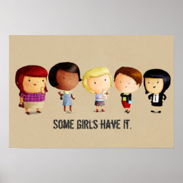 Einige Subkultur-Mädchen Poster