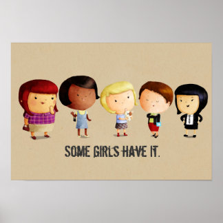 Einige Subkultur-Mädchen Poster