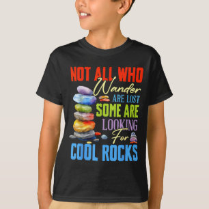 Einige suchen nach coolen Steinen - Geologe Geode T-Shirt