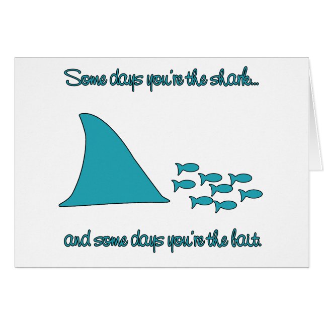 Einige Tage sind Sie der Haifisch-T - Shirt (Vorderseite (Horizontal))