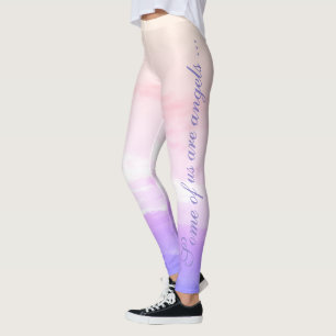 Einige von uns sind Engel in Pinks Leggings