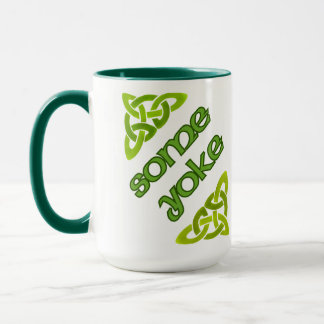 Einige Yoke - irisches Funny Design Tasse