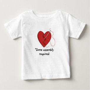 Einige Zusammenstellungen erforderten gebleichtes Baby T-shirt
