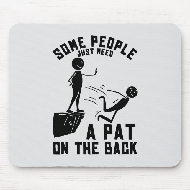 Einigen Menschen fehlt einfach nur ein bisschen Rü Mousepad (Vorne)