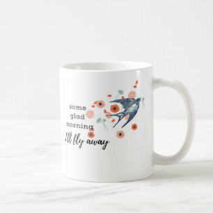 Einiger froher Morgen fliege ich Kaffeetasse