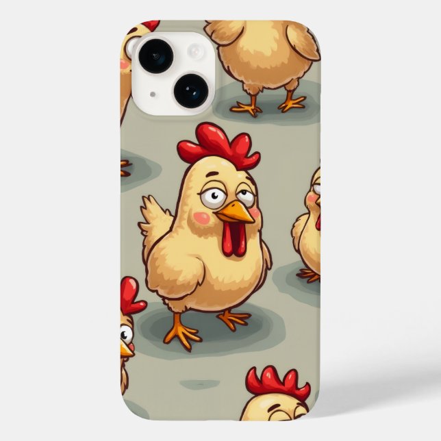 Einiger Hühnerpicking-Spaß Case-Mate iPhone Hülle (Rückseite)