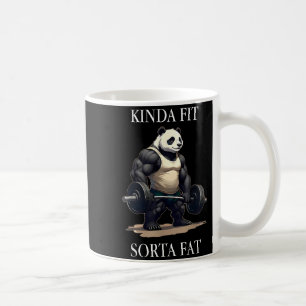 Einigermaßen Fit Ein Bisschen Fett Gym Panda Gewic Kaffeetasse