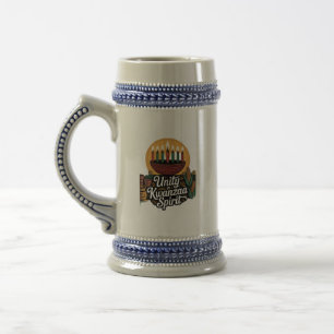 Einigkeit im Kwanzaa-Geist Bierglas
