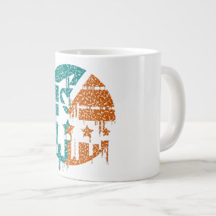 Einigkeit in Bewegung - Tropfen der Demokratie Jumbo-Tasse