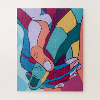 Einigkeit in Diversity mit Händlerpuzzle. Puzzle