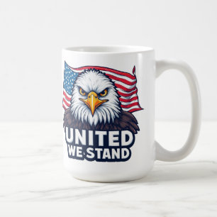 Einigkeit macht stark - Patriotisches USA-Design Kaffeetasse