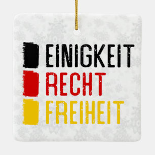 Einigkeit Recht Freiheit Deutsches Ornament