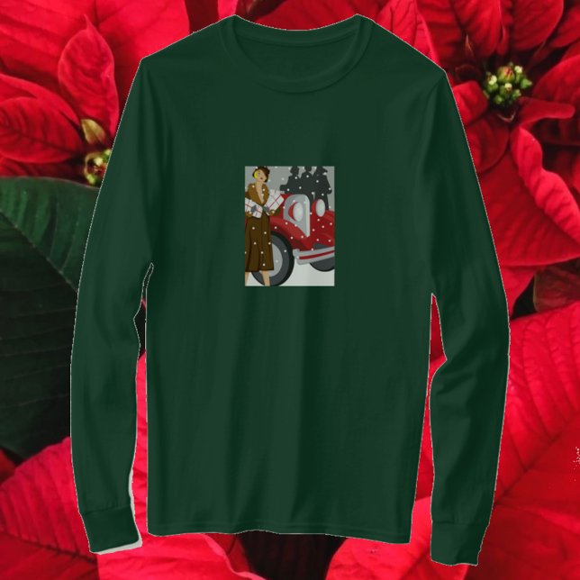 Einkäufe im Schnee T-Shirt (Von Creator hochgeladen)