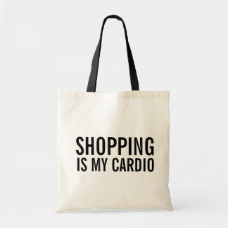 EINKAUFE IST MEINE CARDIO Tote Tasche