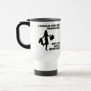 Einkaufen Kein Aufgebender Lustiger Becher oder Re Reisebecher