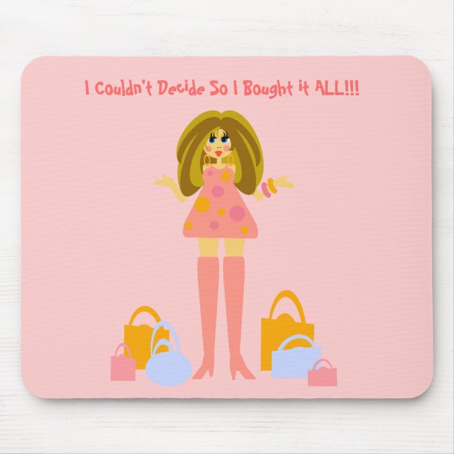 Einkaufen Mousepad (Vorne)