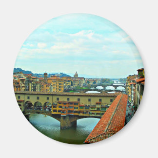Einkaufsbrücke Florenz, Italien Magnet