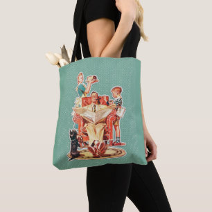 Einkaufsgeschäft Tote Tag Vintag Retro Green