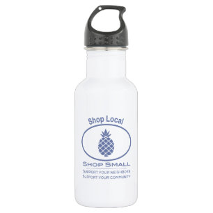 Einkaufsgeschäft vor Ort, Shop Kleine blaue Ananas Trinkflasche
