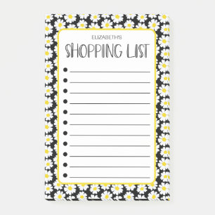 Einkaufsliste für moderne Milchprodukte Post-it Klebezettel