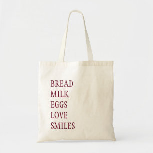 EINKAUFSLISTE GROCERY BAG TRAGETASCHE