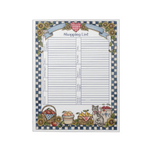 Einkaufsliste Notizblock