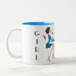 EINKAUFSQUEEN-SAMMLUNG 2-TONKAFFEE-TASSE ZWEIFARBIGE TASSE