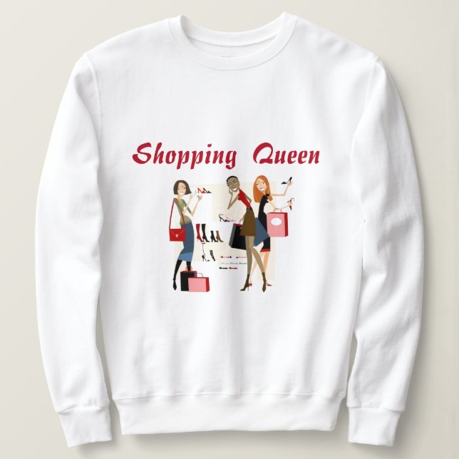 EINKAUFSQUEEN SWEATSHIRT (Design vorne)