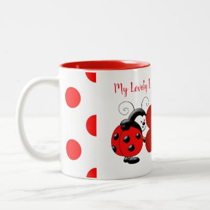 EINKAUFSQUEEN ZWEIFARBIGE TASSE