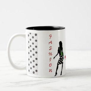 EINKAUFSQUEEN ZWEIFARBIGE TASSE