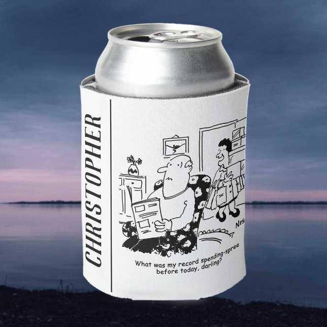 Einkaufsreise. Ausgaben. Überausgaben in den Gesch Dosenkühler (Von Creator hochgeladen)