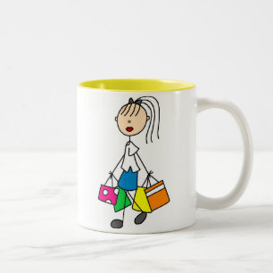 Einkaufsreise-Tasse Zweifarbige Tasse