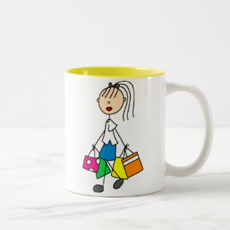 Einkaufsreise-Tasse Zweifarbige Tasse