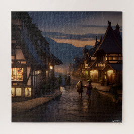 Einkaufsstraßen entlang der Straße der Träume Puzzle