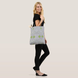 Einkaufstasche mit grüner Tasche