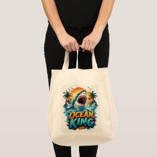 Einkaufstasche Ocean King – Wilder Hai & Ambia