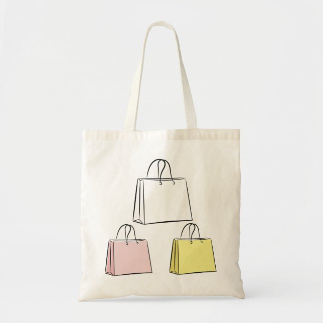 Einkaufstaschen Tote Tasche (Vorne)